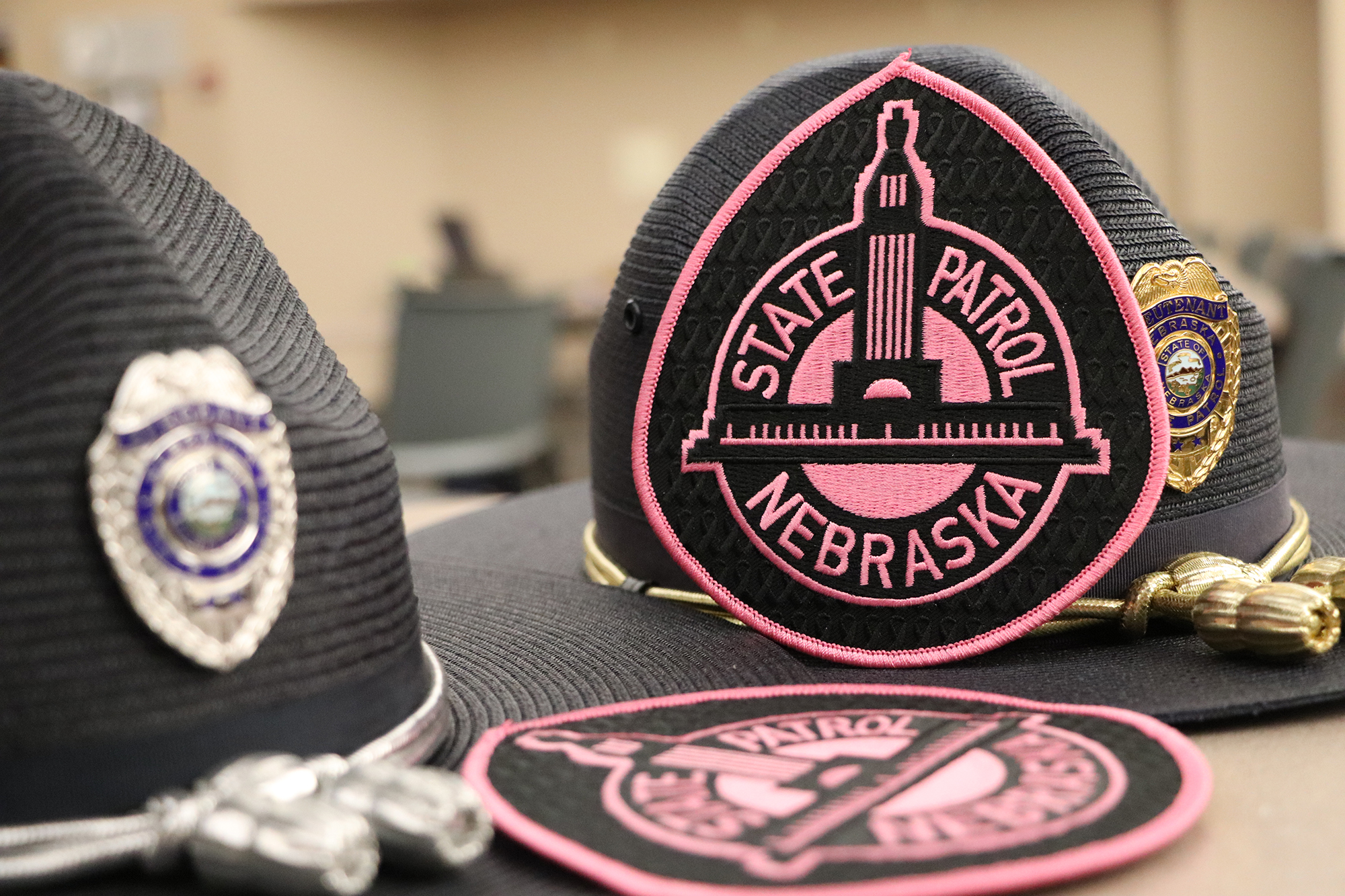 Nebraska State Police Badge Pin 1" 